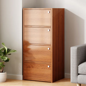 Bedroom Storage Cabinet Modern Living Room Wall-Leaning Cabinet