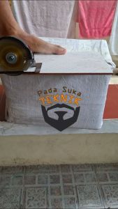 Paket Holder Gerinda Tangan & Mata Pisau 4 Inch untuk Bobok Tembok Granit