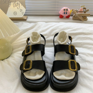 Giày Sandal Đế Dày Thường Ngày Cho Nữ Mùa Hè 2022 Giày Sandal La Mã Phong Cách Hàn Quốc Mũi Tựu Thoải Mái Giày Sandal Thời Trang