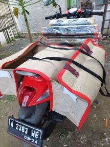 tas obrok / tas motor bahan goni khusus  bawa barang berat.