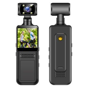 Camera Mini 1080P 4K HD Đeo Được Tầm Nhìn Ban Đêm Camera Thể Thao DV Máy Ghi Hình Kỹ Thuật Số Cầm Tay Với Ống Kính Xoay 360 Độ Dành Cho Người Yêu Thể Thao