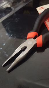 Camel Tang Orange Lancip 6\" - 6inch / Jepit / Buaya 6 inch Gagang Fiber - IWA