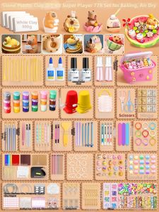 DIY Handmade Material Set Quick Drying Moldable Soft Clay