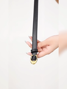 coach for women belt official store original authentic Classic C-buckle perforated leather Belts size: 100Cm long 2.5Cm wide
