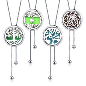 New Long Tassel Aromatherapy Necklace Perfume Essential Oil Diffuser Pendant Necklace Scent Aroma Jewelry Women Tassel Necklaces