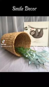 Sọt lục bình đựng đồ đa năng Smile Decor sắp xếp nhà cửa trang trí homestay