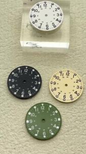 RICHUS 28.6mm Green Luminous Watch Dial with 24H Numeral Marker Compatible with NH35 NH36 ETA2824 ST2130 Miyota8215-DG Movement