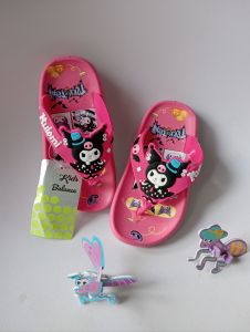 TERLARIS Sandal Jepit Anak Perempuan Ukuran 24-35 Motif Karakter Kuromi Sandal Lucu Gemes Nyaman Lentur PCU KARET Kuromi