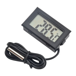 FY-10 1M Mini Digital LCD Display Embedded with Probe Fridge Freezer Thermometer Sensor Thermometer Thermograph For Aquarium