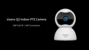 Xiaovv Q2 Smart 360° Security Cam PTZ Rotating 1296P Enhanced Night Vision Motion Detection HD Image Audio
