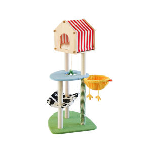 zeze | Large Space-Saving All-Season Cat Tree