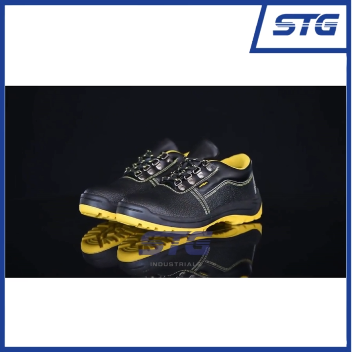 [SG Local Seller] STG Industrials Safety Shoes Yellow Bottom