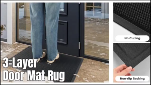 Heavy Duty Anti-slip Outdoor Mat Elastic Floor Mat Dust Removal Mat Villa Home Hotel Entrance Door Mat Tikar Getah