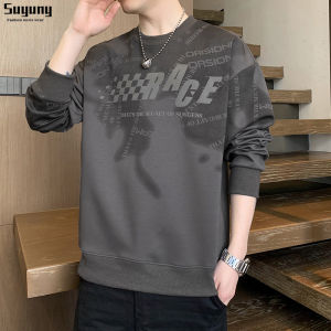 Áo Hoodie Nam Cổ Tròn Dài Tay Phong Cách Mỹ Thường Ngày Mùa Thu Cotton Thoải Mái Thường Ngày Không Cần Ủi