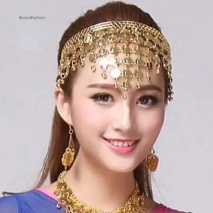 Belly Dancing Headpiece Retro Headband Retro Headgear dance Accesories