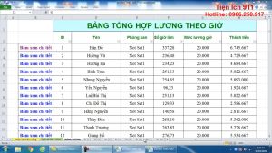 Máy Chấm Công Quét Vân Tay 911(Tặng USB 8GB + Video Hướng dẫn sử dụng - Part + Full time) (Bảo Hành 24 Tháng)