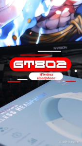 Onikuma GT802 Wireless Headphone Stereo 2.4GHz Tri-Mode Gaming Headset Bluetooth Earphone Over-head Wireless Headphone