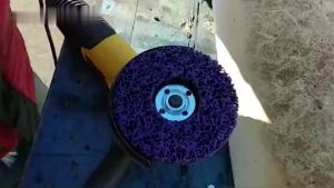 1Pcs 100/115/125mm Coral Disc Poly Strip Disc Grinder Strip Disc Abrasive Wheel Paint Rust Removal Clean For Angle Grinder