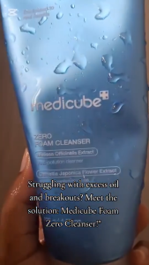 Medicube Zero Foam Cleanser 120g - Zero Line Pores & Blackheads