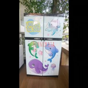 LEMARI PLASTIK TABITHA GANTUNG CORTEZ KUNCI [TABBOX]