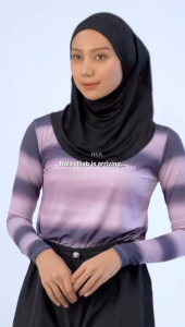 HIA EveryWear Nala Hijab Inner Instant Hijab Olahraga Wanita Bahan Hacktive Lightweight Fabric