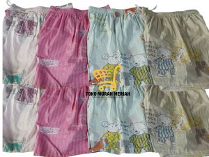 PAKET HEMAT CELANA SHORT PANTS WANITA MOTIF BAHAN KATUN 60 RB AN DAPET 4 PCS KANTONG SAKU 2