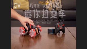 Hand Gesture Remote Control Stunt Car RC Toy Climbing Twisting Mainan Kereta Kawalan Tangan 4WD Drift Dancing Twist Free Gift Bubble Gun