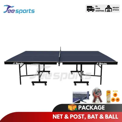 Nittaku Split Table Tennis Table 18mm with Package ** KL & Klang Valley FREE SHIPPING**