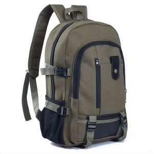 Jiaxun | Mens Commuter Multifunctional Nylon Canvas Backpack Small
