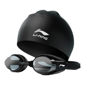 Li-Ning | Anti-fog Waterproof High-definition Prescription Goggles and Cap Set