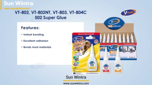 V-TECH VT-802 #502 Super Glue (Ultra Fast) Industrial Ultra Fast Instant Glue 20GM VT802