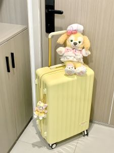 High Quality INS2025 New Womens Luggage Carry-On Bag 26 Inch Large Capacity Expandable Durable PC Suitcase Style