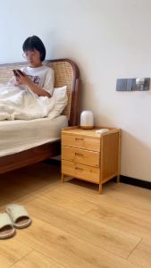 Kệ Tủ Để Đầu Giường Phong Cách Bắc Âu Tab Đầu Giường Decor Phòng Mẫu Mới Thiết Kế Hiện Đại