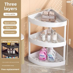 JIAJIESHI | Triangle Corner Bathroom Storage Rack