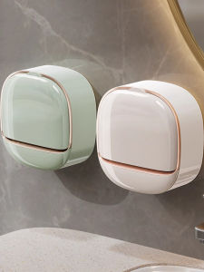 Hộp Đựng Xà Phòng Treo Tường Không Cần Khoan Cao Cấp Cho Phòng Tắm Giá Để Đồ Dùng Vệ Sinh Cá Nhân Giá Để Xà Phòng Bằng Nhựa