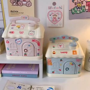 กระปุกออมสิน กระปุกออมสินทรงบ้าน ตู้เซฟการ์ตูนCartoon สุดน่ารัก  บ้านออมสิน กระปุกออมสินรูปบ้าน ทรงน่ารัก