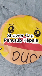 Shower Cap Karakter Kartun Topi Mandi Lucu Penutup Rambut Cover Kepala WaterProof