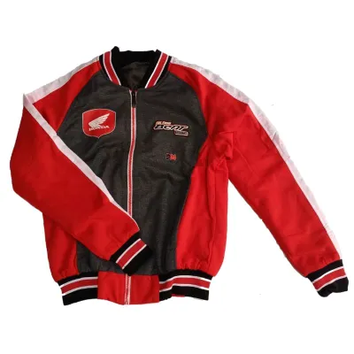 Jacket jaket Honda Beat seris series warna merah kombinasi ukuran all size asli original Honda AHM