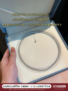 Handmade Pure Silver Pearl Necklace for Women Adjustable Ball Clasp Sweater Chain Gift Fresh out Fashion Jewelry Accessories