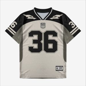 Jersey Vintage Couple Oversize Jersey Latihan Senam Perempuan Pakaian Outdoor