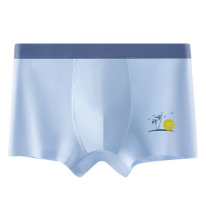 Miiow | Kids Cotton Underwear Boy Briefs Anti-Bacterial Comfortable Mid-Waist Elastic Waistband Four Corners Pants For Boys Ages 5-13