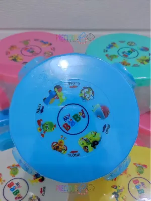 BPA Free Baby Milk Powder Storage Container Round Side Spout Milker
