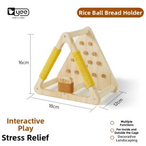 Yee | Bite-resistant Wooden Parrot Toy
