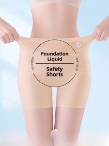 PIER N°5 | Herbal Original Color Seamless Anti-Light Foundation Liquid Safety Pants Womens Flat Angle Underwear Thin Two-In-One Antibacterial Base Pants