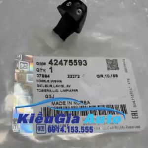 Núm vòi phun nước rửa kính Chevrolet Cruze 2009-2018 42475593 Chính hãng