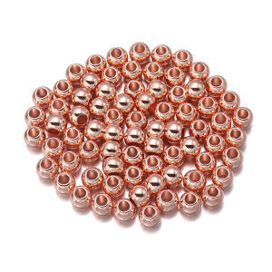20-100pcs/lot CCB Big Hole Beads 4/5/6/8/10/12/14mm Round Ball Loose Spacer Bead For DIY Jewelry Making Bracelet Necklace