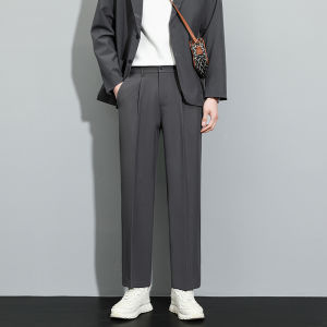 TUCANO | Dress Casual Trousers with Drape Straight Fit Men