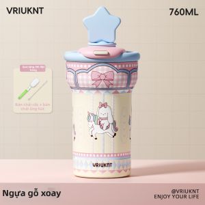 VRIUKNT | Cốc Cách Nhiệt Mây Đẹp Mắt Cho Mùa Hè