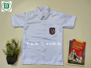 Baju SD Lengan Pendek Bahan Elemen