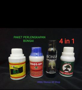 PAKET PERLENGKAPAN BONSAI 4 in 1